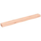 Maison Chic Stenska polica - Viseča Polica 100x10x6 cm neobdelana trdna hrastovina, (21784776) | Shoptok.si