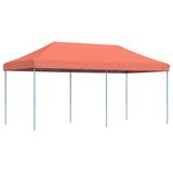  Zabavni šotor Terakota 292 x 580 x 315 cm Oxford tkanina, (5000184494) | Shoptok.si