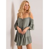 Och Bella Dress-TW-SK-BI-80840.20-khaki | shoptok.hr