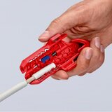 Knipex Univerzalni alat za skidanje izolacije 135 mm 16 95 01 SB ErgoStrip crveni | ePonuda.com