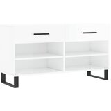 vidaXL Regal za čevlje visok sijaj bel 102x35x55 cm inženirski les, (20809493) Cene