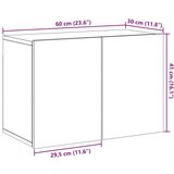vidaXL Zidni TV ormarić boja starog drva 60 x30 x 41 cm | shoptok.hr