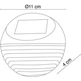 Globo 33429-12 - LED solarno zidno svetlo SOLAR 2xLED/0,06W/1,2V IP44 | Eponuda.com