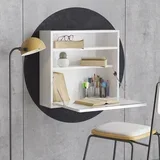 optimum - white white study desk