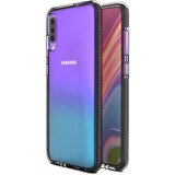 IZMAEL.eu Ovitek Spring clear TPU za Samsung Galaxy A70 - Črna | Shoptok.si