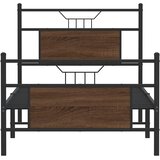  Okvir kreveta bez madraca smeđa boja hrasta 90x190 cm drveni | shoptok.hr