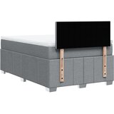  Krevet s oprugama i madracem svjetlosivi 120x190 cm od tkanine | shoptok.hr