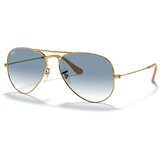 Ray-ban Naočare za sunce Aviator 0RB3025 001/3F, Pilotske, Zlatne Cene