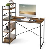  Računalni stol MAX 4.0 - rustikalne / crne noge | shoptok.hr
