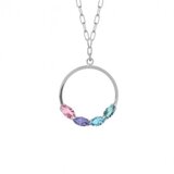  Ženski Victoria Cruz multicolor isabella lančić sa swarovski kristalima ( a3762-mhg ) | ePonuda.com
