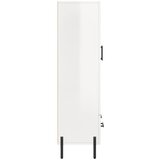  Visoka komoda bijela 69,5 x 31 x 115 cm od konstruiranog drva | shoptok.hr