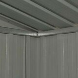 vidaXL Vrtna skladiščna lopa antracitna jeklena 257x205x178 cm | Shoptok.si