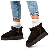 primohurt Women's black leather snow boots and beige winter boots made of natural leather Cijene