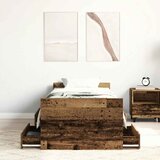  Okvir kreveta bez madraca staro drvo 90x190 cm | shoptok.hr