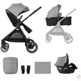 Kikka Boo ava kolica za bebe 3u1 0m+ grey | Eponuda.com