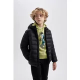 Defacto Boy Waterproof Hooded Puffer Jacket