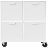 Hammel Furniture Bela nizka komoda 89x82 cm Keep by Hammel - Hammel Furniture Cene