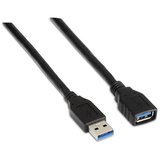 AISENS USB 3.0 moški kabel - ženski črn 1 M, (21406941) | Shoptok.si