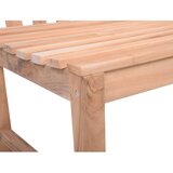 Garden Pleasure Vrtna klupa od masivnog drveta u prirodnoj boji Solo – | shoptok.hr