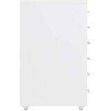 vidaXL Premična omara za dokumente bela 28x41x69 cm kovinska | Shoptok.si