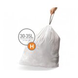 simplehuman CW0168 H-tip vrećice za kantu za smeće, dopuna (20kom) | shoptok.hr