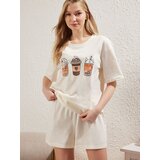 Trendyol Ženski set pidžame Thmss25Pt00247, Krem | Eponuda.com