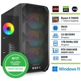 BOFX Namizni računalnik CENTAURI 3, R5 7600x, 32 GB, 1 TB, RTX5060 8GB W, (5000003810) Cene