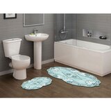 Hanah home set 2 prostirke za kupatilo Plavi Cene