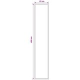  Trkački tepih FLORNES Tkani Plava Dijamanti 67 x 400 cm PP 7 mm - Plavi rombovi 67 x 400 cm | shoptok.hr