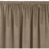  Curtain VILA color beige style classic 5 cm pole pocket velvet 530x300 HOMEDE | shoptok.hr