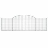  Lučne gabionske košare 4 kom 300x30x80/100 cm pocinčano željezo | shoptok.hr