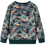  Dječja topla majica tamnozelena 128 | shoptok.hr