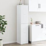 Ormarić za lijekove bijeli 40x41x174,5 cm konstruirano drvo | shoptok.hr