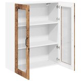 vidaXL Zidni kuhinjski ormarić s policom Staro drvo 80 x 31 x 100 cm | shoptok.hr