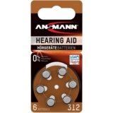 Ansmann 1x6 Zinc-Air 312 (PR 41) Hearing Aid Batteries | shoptok.hr