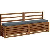  Jastučić za klupu - 1 dio VUGHT 100% poliester Plava - Plava (melange) 170 x 30 cm 1 | shoptok.hr