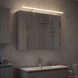  Kopalniška ogledalna omara Siva Sonoma 100 x 14,5 x 70 cm, (5000233131) | Shoptok.si