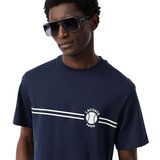 Lacoste Printed Embroidered Cotton Jersey T-Shirt Midnight Blue Plava | shoptok.hr