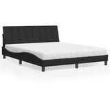  Krevet s madracem Hanko crni 160x200 cm baršunasti | shoptok.hr