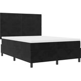  Kutna Podloga s Madracem &amp LED Crna 140x190 cm Baršun | shoptok.hr