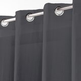 Douceur d intérieur Antracitno siva prozirna zavjesa 140x280 cm Telma – | shoptok.hr
