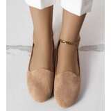 Gemre Beige eco-suede ballet flats Marion | shoptok.hr