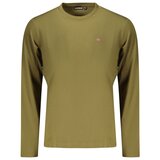 Napapijri MUŠKA MAJICA S DUGIM RUKAVIMA ZELENA | shoptok.hr