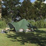  Teepee šator za 3 osobe Zelena i Siva 312 x 312 x 197 cm | shoptok.hr