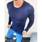 DStreet Sweter męski wkładany przez głowę granatowy