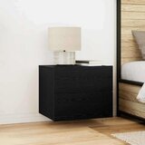  Noćni ormar 2 pcs Crni hrast 50 x 39 x 41 cm Konstruirano drvo | shoptok.hr