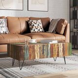  Stolić za kavu od masivnog obnovljenog drva 100 x 50 x 38 cm | shoptok.hr