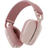 Logitech brezžične naglavne slušalke zone vibe 100, roza