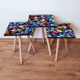 Hanah home Set 3 stočića 3Shp18 Multicolor | ePonuda.com