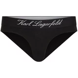 Karl Lagerfeld Spodnje hlačke 'Hotel' črna / bela